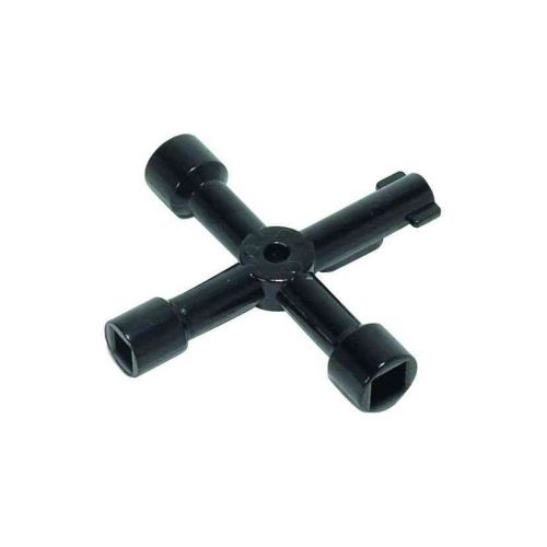 4-Way Gas & Electric Meter Box Key – Triangle & Square Ends