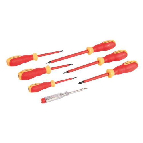 VDE Insulated Screwdriver Set (7 Piece)