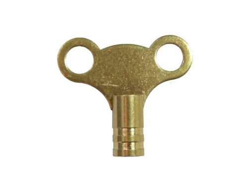 Radiator Bleed Key / Air Vent Key (Brass Clock Type)