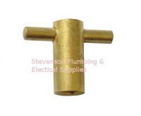 Radiator Bleed Key / Air Vent Key (Brass)