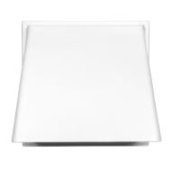 White Gravity Flap Cowled Ventilation Outlet 100mm (4")