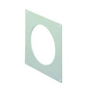 100mm (4") Ducting White Wall Plate