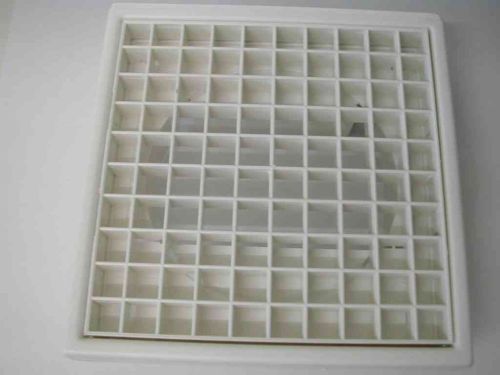 White Egg Box Vent 100mm (4")