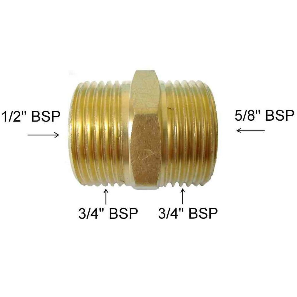 3/8inch Outdoor Garden Tap Hose Fitting Quick Connector Full Brass Adaptor 
