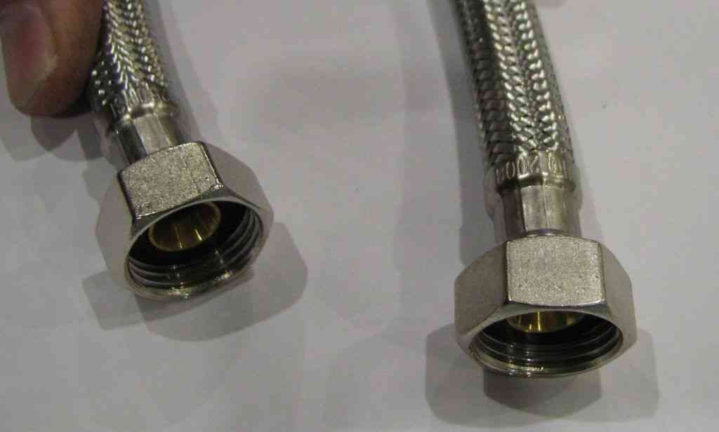 1/2" Weiblich x 1/2" weiblich BSP flexible Tap Connector 300mm geflochtene Flexi Schlauch